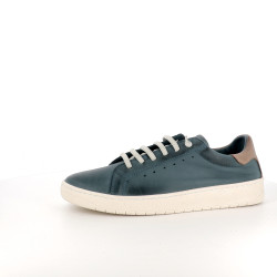 Baskets en cuir lon jeans-lon taupe Chacal
