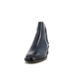 Bottines en cuir marine Mam'Zelle