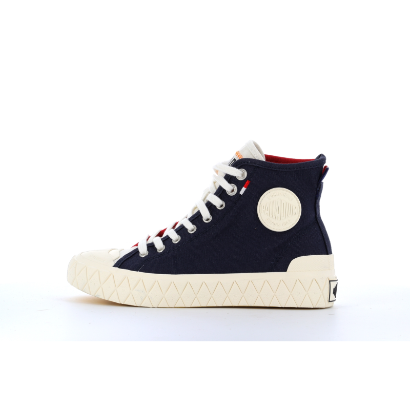 basket montante en toile