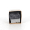 Duo de chaussettes TBS, noir et gris pailletés