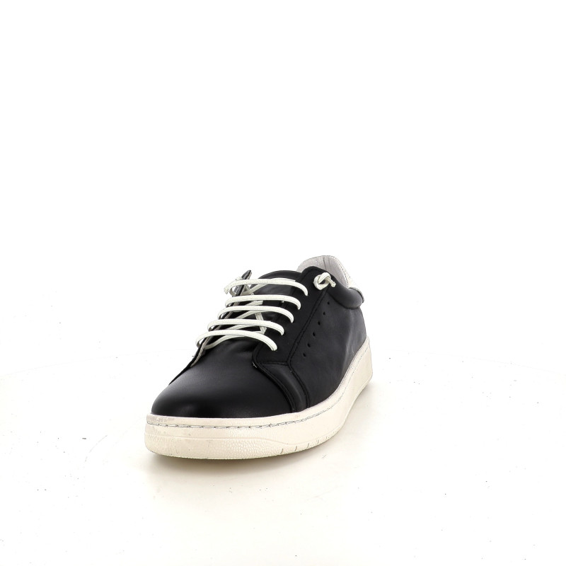 Baskets en cuir minerva negro & hielo Chacal