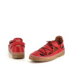 Chaussures en cuir rouge melincourt Coco & Abricot