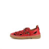 Chaussures en cuir rouge melincourt Coco & Abricot
