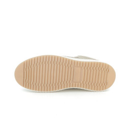 Baskets en Cuir Taupe Kelara