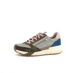 Baskets en cuir tricolore Allrounder
