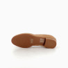Mocassins cuir velours beige MamZelle