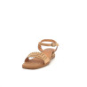Nu-pieds MamZelle en cuir miss velours biscuit