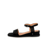 Sandales MamZelle en cuir velours noir