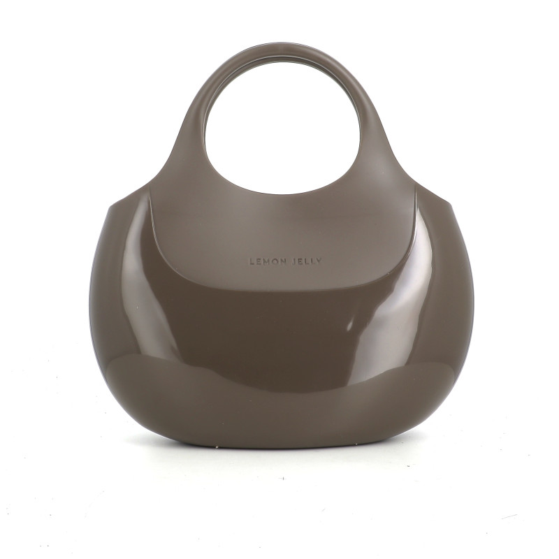 Sac porté main taupe Lemon Jelly