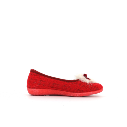 chausson fermé rouge
