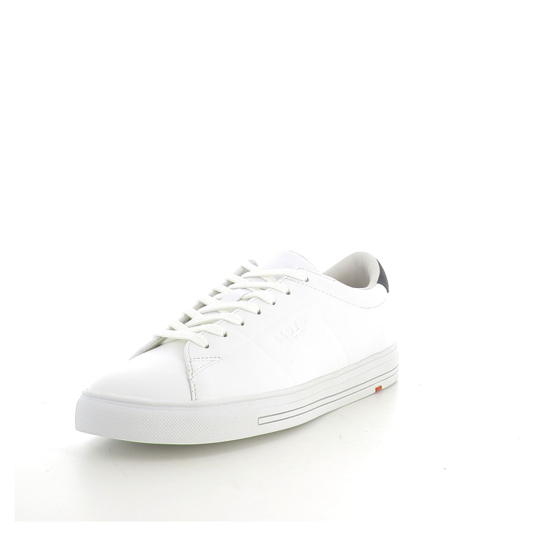 Baskets enrico white/navy