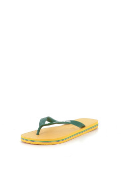Tongs Brasil logo pop yellow