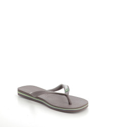 Tongs Brasil Logo Dark Brown