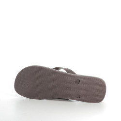 Tongs Brasil Logo Dark Brown