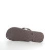Tongs Brasil Logo Dark Brown