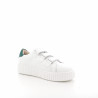 Baskets en Simili Cuir Blanc Et Vert Vanessa Wu