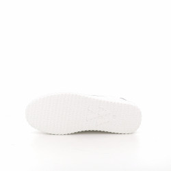 Baskets en Simili Cuir Blanc Et Vert Vanessa Wu
