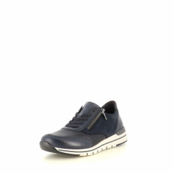 Baskets basses marine et noir