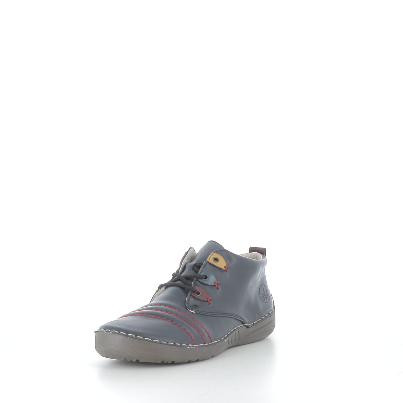 Baskets hautes bleu marine