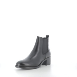 Bottines noires en cuir