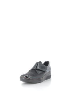 Mocassins noirs en cuir