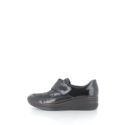 Mocassins noirs en cuir