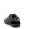 mocassin noir en cuir