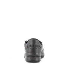 basket noire en cuir
