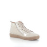 Baskets marfil beige doré