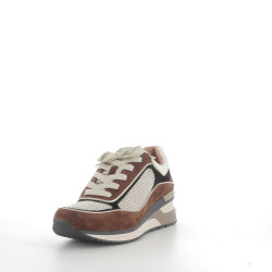 Baskets basses marron chocolat