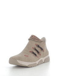 Baskets hautes beiges fantaisies