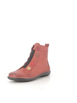 Baskets montantes rouges