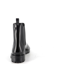 boots Verbenas en noir synthétique brillant Gaudi brillo