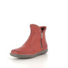 Boots Rouges en cuir
