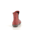 Boots Rouges en cuir