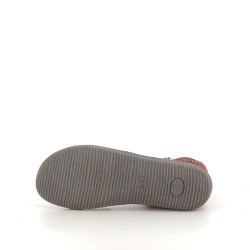 Boots Rouges en cuir