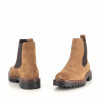 Bottines Marron Clair en cuir