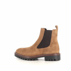 Bottines Marron Clair en cuir