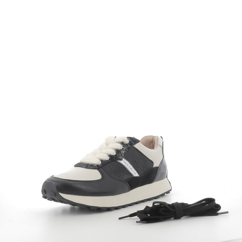 Baskets Collins Noires et blanches