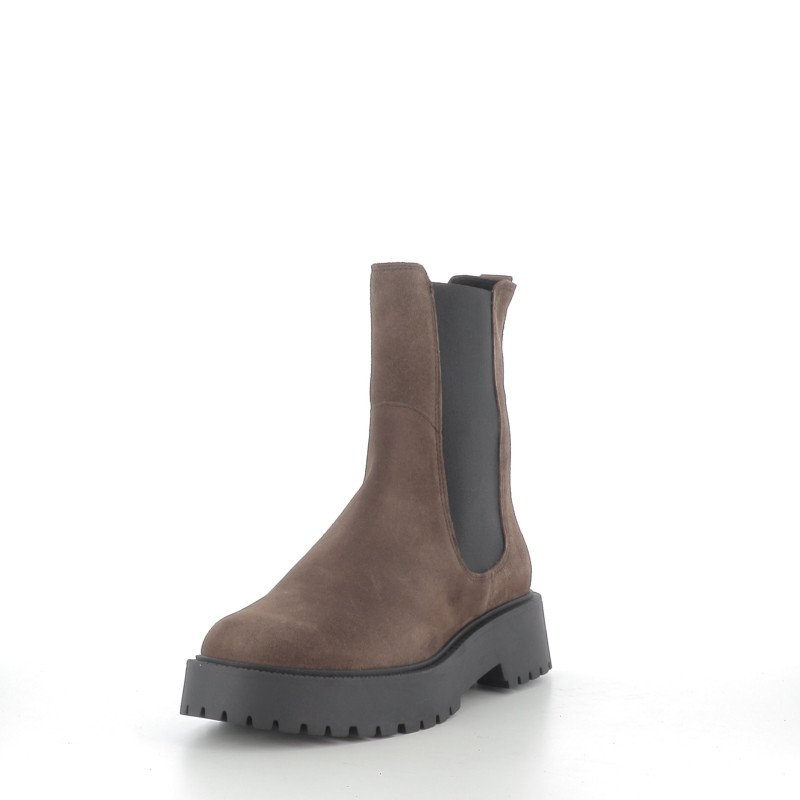 Boots marron cuir