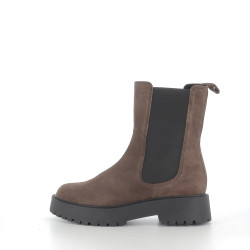 Boots marron cuir