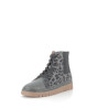 Bottines léopard Grises