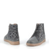 Bottines léopard Grises