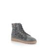 Bottines léopard Grises
