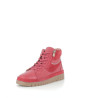 Baskets Hautes Rouges en Cuir