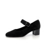 Escarpins en cuir noir Artika