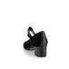 Escarpins en cuir noir Artika