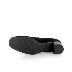 Escarpins en cuir noir Artika