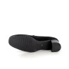 Escarpins en cuir noir Artika