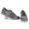 basket noir en cuir